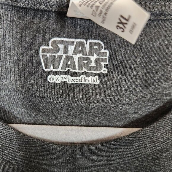 Men's Star Wars Rogue One K-2SO Grey Scale Poster Tee Size 3XL - Picture 5 of 7